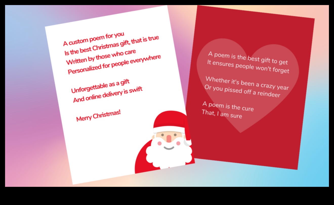 Poezii personalizate Un cadou pentru fiecare ocazie 5 Poezie personalizată: cadouri de bricolaj cu o notă creativă